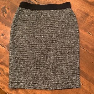 Ann Taylor Black and White Skirt